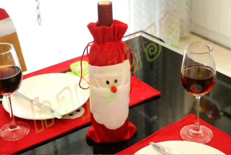 100pcs Home Party Red Wine Bottle Cover Bags Christmas Dinner Table Decoration Snowman Santa Claus deer Gift For Wine Bottle bag
100pcs Home Party Red Wine Bottle Cover Bags Christmas Dinner Table Decoration Snowman Santa Claus deer Gift For Wine Bottle bag