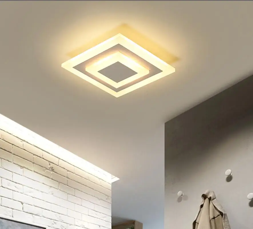 Modern Square LED ceiling lights 15w for hallway balcony corridor light lamps bedroom luminaria 90-260V
Modern Square LED ceiling lights 15w for hallway balcony corridor light lamps bedroom luminaria 90-260V