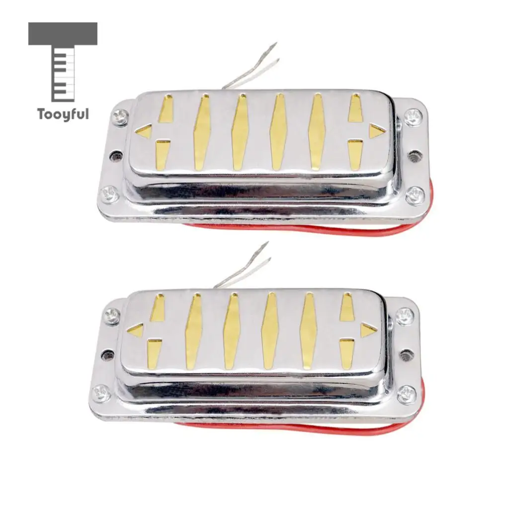 Tooyful 2pcs Double Coil Humbucker Pickups Neck&Bridge Pickups for Electric Guitar Replacement Parts
Tooyful 2pcs Double Coil Humbucker Pickups Neck&Bridge Pickups for Electric Guitar Replacement Parts