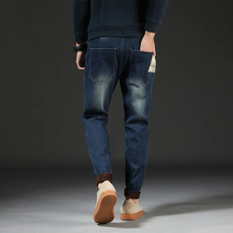 Winter Warm Blue Denim Jeans High Quality Men Straight Thicker Warm Winter Jeans Men Cotton Elastic Casual Long Jeans Size 48
Winter Warm Blue Denim Jeans High Quality Men Straight Thicker Warm Winter Jeans Men Cotton Elastic Casual Long Jeans Size 48