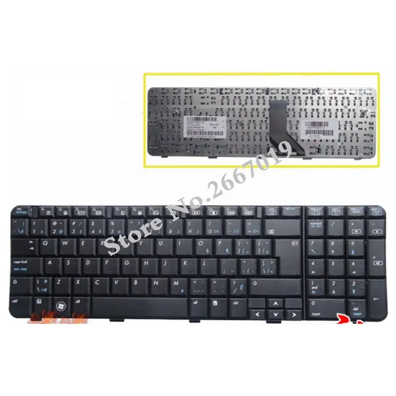 Фото CF новая клавиатура для ноутбука HP CQ71 G71 замена|keyboard for hp|laptop keyboard hplaptop |