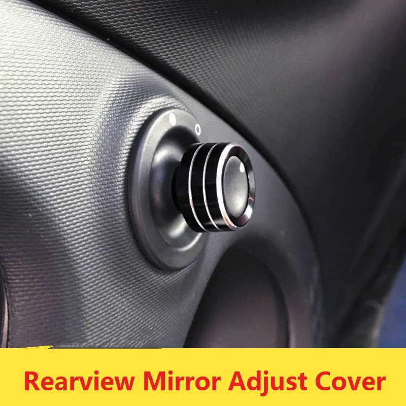 Aluminum Alloy Car Rearview Mirror Adjust Control Cover for Smart fortwo forfour 2015 2016 2017 Styling Moulding Trim Protection
Aluminum Alloy Car Rearview Mirror Adjust Control Cover for Smart fortwo forfour 2015 2016 2017 Styling Moulding Trim Protection