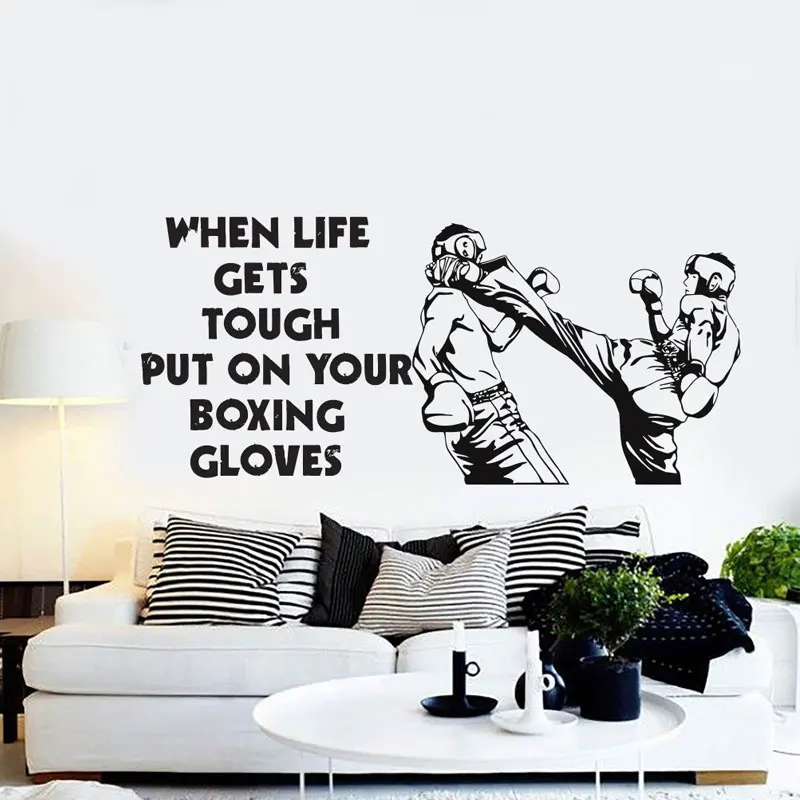 Boxing Quote Wall Decal Sport GYM Fight Competition Vinyl Sticker Boy Bedroom Dorm Boxing Wallpaper Murals Z270
Boxing Quote Wall Decal Sport GYM Fight Competition Vinyl Sticker Boy Bedroom Dorm Boxing Wallpaper Murals Z270