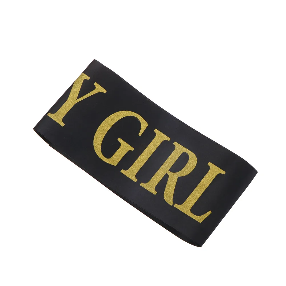 Black Pink BIRTHDAY GIRL Princess Sash In Birthday Party Accessory Decoration Girls Night Souvenir Ribbons Event Party Supplies
Black Pink BIRTHDAY GIRL Princess Sash In Birthday Party Accessory Decoration Girls Night Souvenir Ribbons Event Party Supplies
