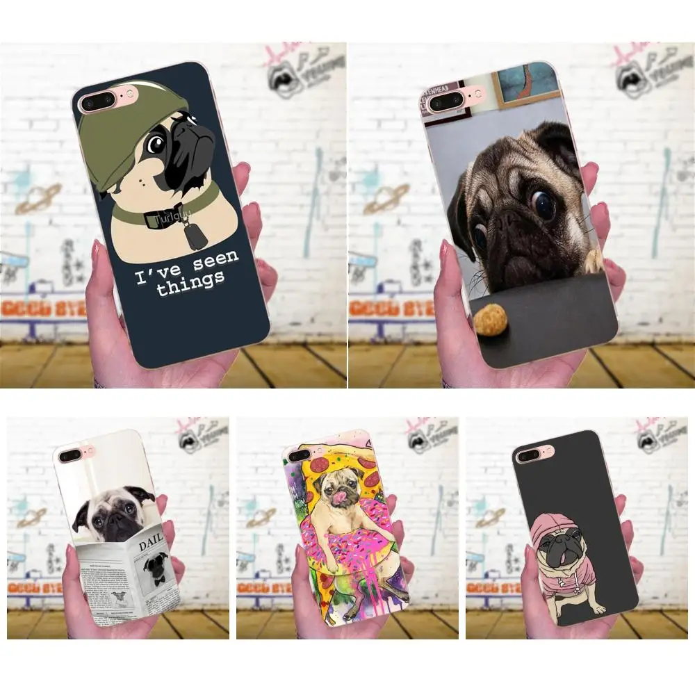 Чехол из ТПУ для Apple iPhone 4 5 5C 6 6S 7 8 Plus X XS Max XR с изображением собак и других вещей