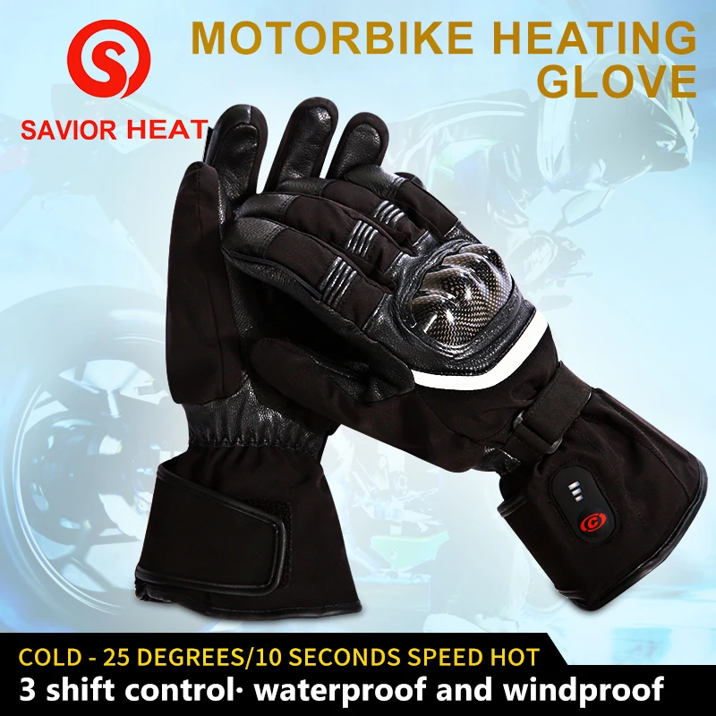 SAVIOR Heated Gloves Winter to Keep Warm 7.4V Safe voltage Outdoors Sports Electric Heating Motorbikes Heating Gloves
SAVIOR Heated Gloves Winter to Keep Warm 7.4V Safe voltage Outdoors Sports Electric Heating Motorbikes Heating Gloves