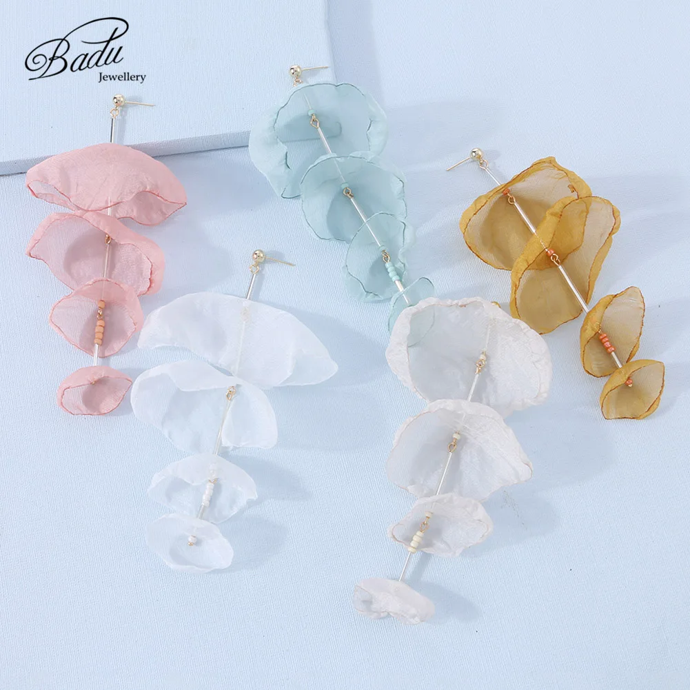 Badu Long Yarn Flower Drop Earrings for Women Fashion Handmade Earring NEW Spring Bohemian Jewelry Gift Wholesale Dropshipping
Badu Long Yarn Flower Drop Earrings for Women Fashion Handmade Earring NEW Spring Bohemian Jewelry Gift Wholesale Dropshipping