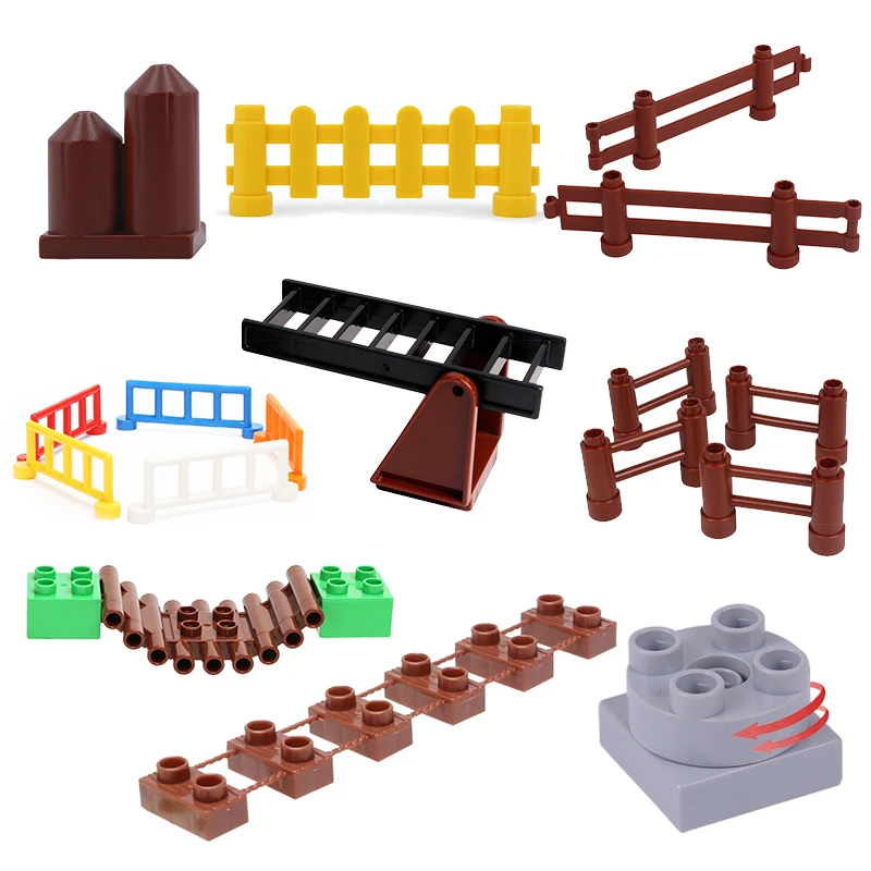 Big Building Blocks Farm Ladder Fence Railing Suspension Bridge Bricks Accessory Toy For Children Compatible Big Size Brick Gift
Big Building Blocks Farm Ladder Fence Railing Suspension Bridge Bricks Accessory Toy For Children Compatible Big Size Brick Gift