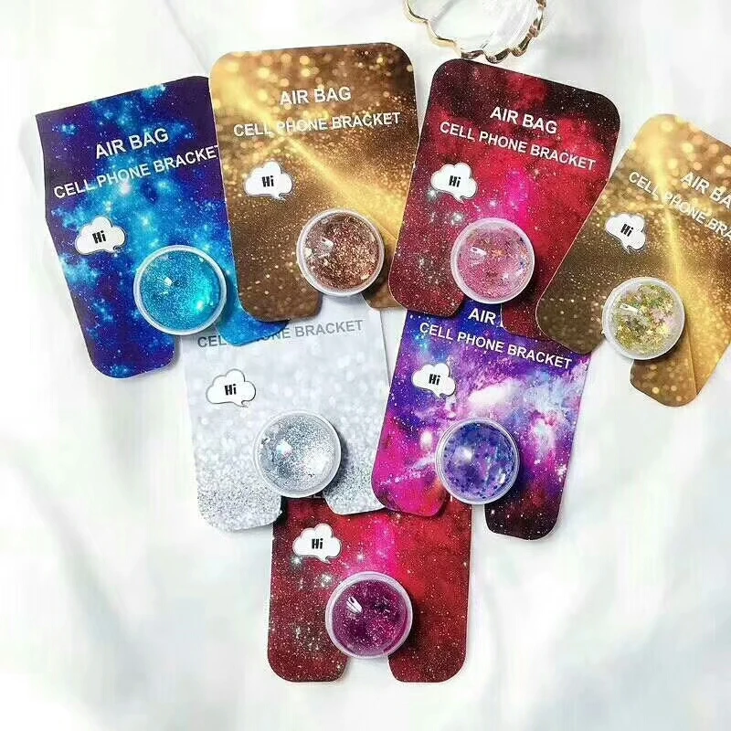 New Phone Holder Starry sky Quicksand Airbag extension phone Stands ring bracket base finger Universal mobile phone bracket
New Phone Holder Starry sky Quicksand Airbag extension phone Stands ring bracket base finger Universal mobile phone bracket