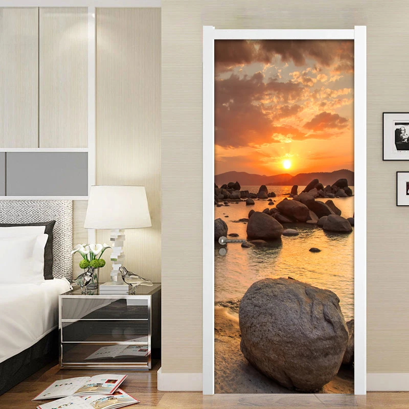 Beautiful Sunset Dusk River Beach Landscape Door Sticker DIY Self-adhesive Wall Painting Photo Wallpaper For Living Room Bedroom
Beautiful Sunset Dusk River Beach Landscape Door Sticker DIY Self-adhesive Wall Painting Photo Wallpaper For Living Room Bedroom
