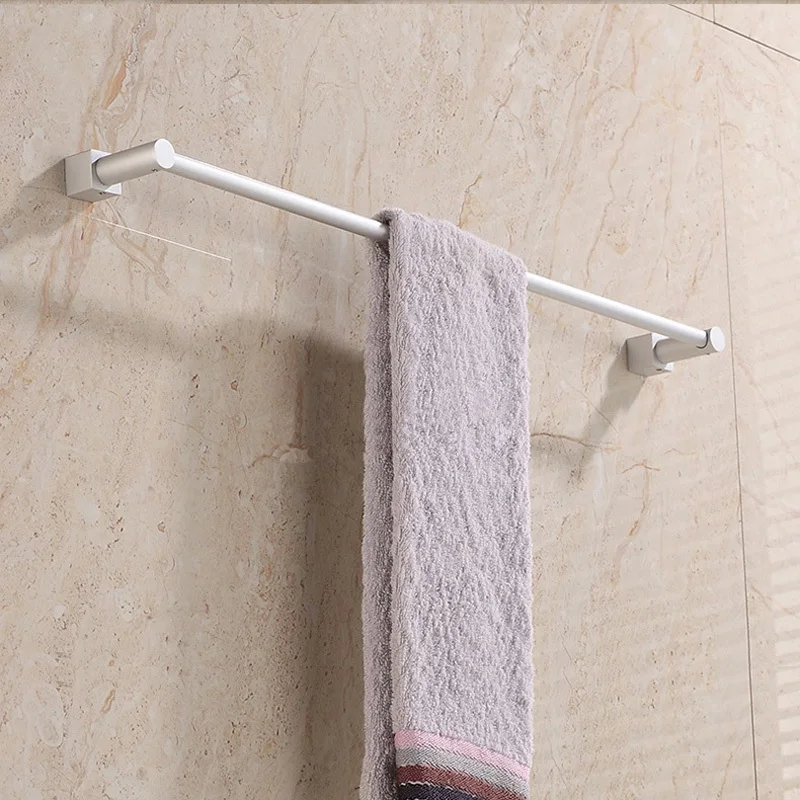 1 Pcs Thick Aluminum Wall Mounted Single Towel Bars Racks Holders Bathroom Accessories Chrome 802516
1 Pcs Thick Aluminum Wall Mounted Single Towel Bars Racks Holders Bathroom Accessories Chrome 802516