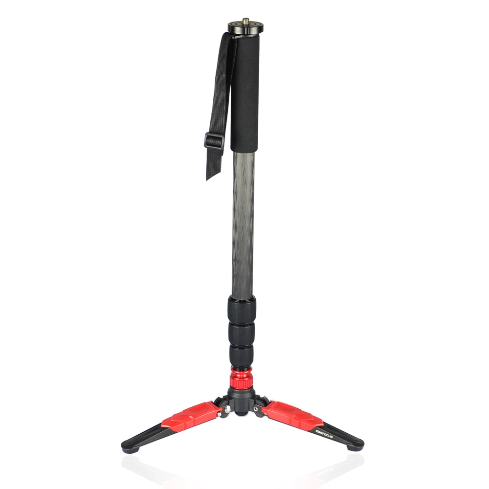 MINIFOCUS Professional 61-inch Camera 4 Series Carbon Fiber Monopod With Folding Base For DSLR Camera Handheld Gimbal Stabilizer
MINIFOCUS Professional 61-inch Camera 4 Series Carbon Fiber Monopod With Folding Base For DSLR Camera Handheld Gimbal Stabilizer