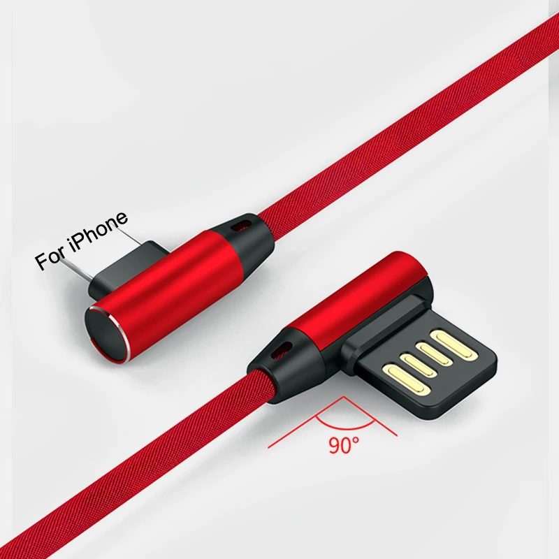 Lighting Game Cable 90 Degree Reversible L Bending Fast Charging USB Data Game Cable for iPhone x 8 8 plus 7 7 plus 6 6 plus 5
Lighting Game Cable 90 Degree Reversible L Bending Fast Charging USB Data Game Cable for iPhone x 8 8 plus 7 7 plus 6 6 plus 5