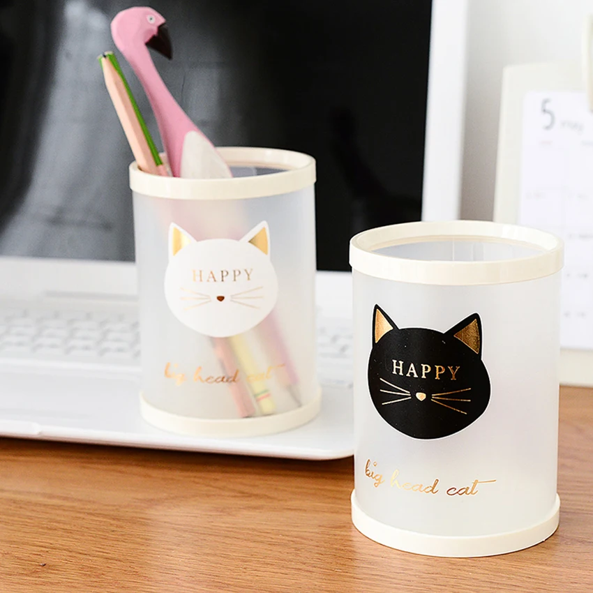 1 Pc Cute Stationery PP Animal Cat Star Transparent Frosted Round Pen Holder Students Supplies Pencil Holders Gifts
1 Pc Cute Stationery PP Animal Cat Star Transparent Frosted Round Pen Holder Students Supplies Pencil Holders Gifts