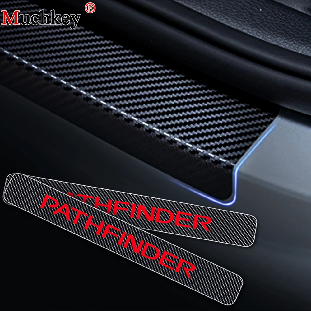 4Pcs Carbon Fiber Car Protector Scuff Plate Door Sill Guard Car Sticker For Nissan PATHFINDER Interior Car Accessories Styling
4Pcs Carbon Fiber Car Protector Scuff Plate Door Sill Guard Car Sticker For Nissan PATHFINDER Interior Car Accessories Styling