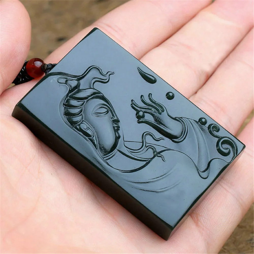Chinese Special Hand Carved Hetian Jadeite Guanyin Pendant Buddhist High-grade Handmade Craft Gift+Free Rope Necklace Dropship
Chinese Special Hand Carved Hetian Jadeite Guanyin Pendant Buddhist High-grade Handmade Craft Gift+Free Rope Necklace Dropship