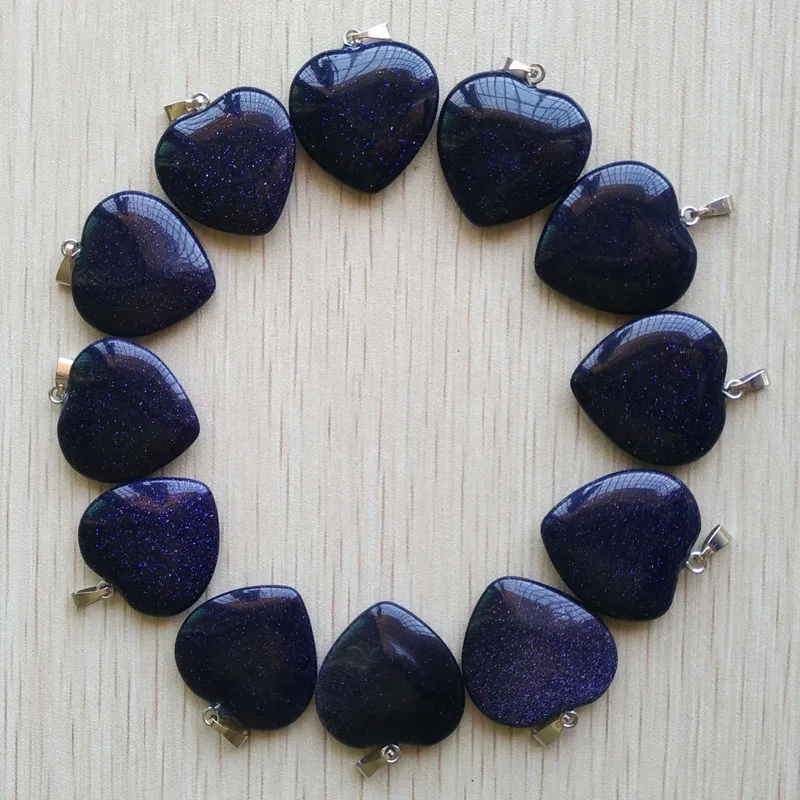Wholesale 20pcs/lot fashion hight quality blue sand stone heart charms pendants 25mm fit necklace jewelry making free
Wholesale 20pcs/lot fashion hight quality blue sand stone heart charms pendants 25mm fit necklace jewelry making free