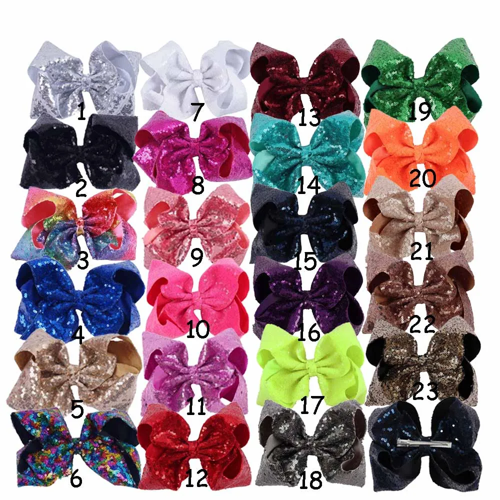 8 Inch Large Sequin Hair Bows Hairclips For Girls Handmade Rainbow Dance Party Kids Boutique Hair Accessories Hairpins
8 Inch Large Sequin Hair Bows Hairclips For Girls Handmade Rainbow Dance Party Kids Boutique Hair Accessories Hairpins