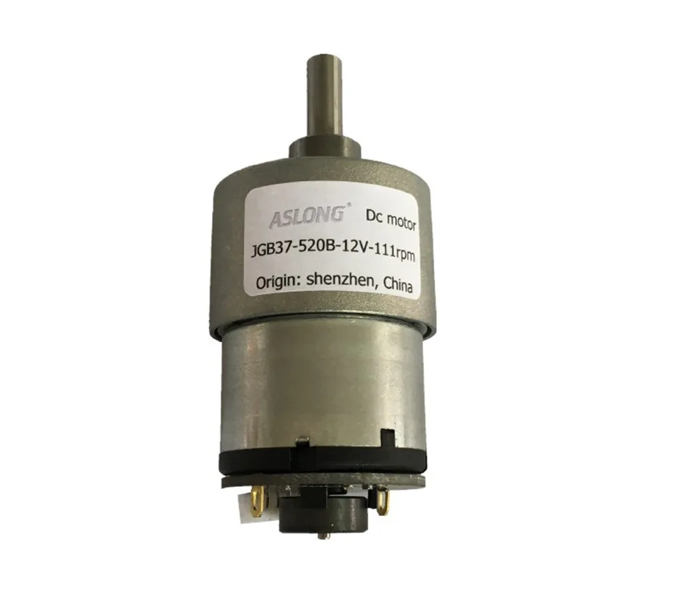 JGB37-520B With encoder Gear motor DC gear motor Encoder speed with encoder A/B phase output small noise 12V 111rpm or other
JGB37-520B With encoder Gear motor DC gear motor Encoder speed with encoder A/B phase output small noise 12V 111rpm or other