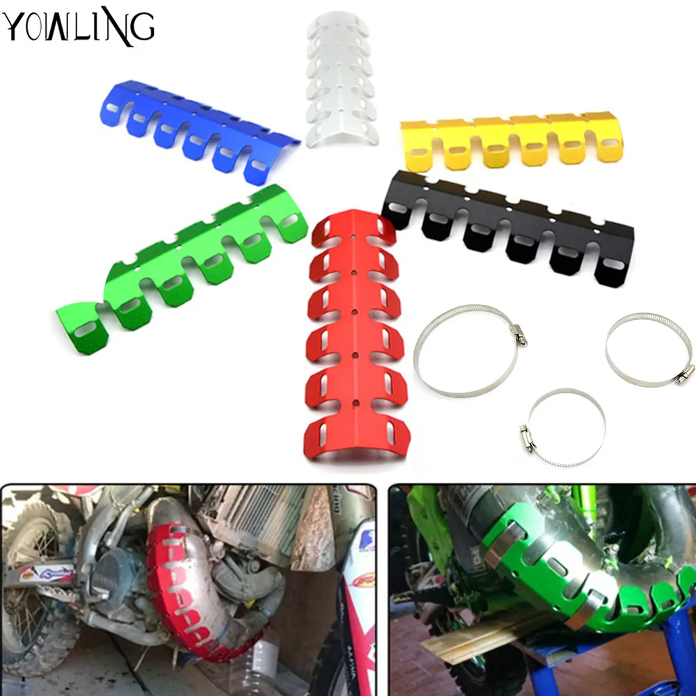 Off-road Exhaust Muffler Pipe Guard Protector Heat Shield For Kawasaki KDX125SR KDX200 KDX220 KDX250SR KFX450R
Off-road Exhaust Muffler Pipe Guard Protector Heat Shield For Kawasaki KDX125SR KDX200 KDX220 KDX250SR KFX450R
