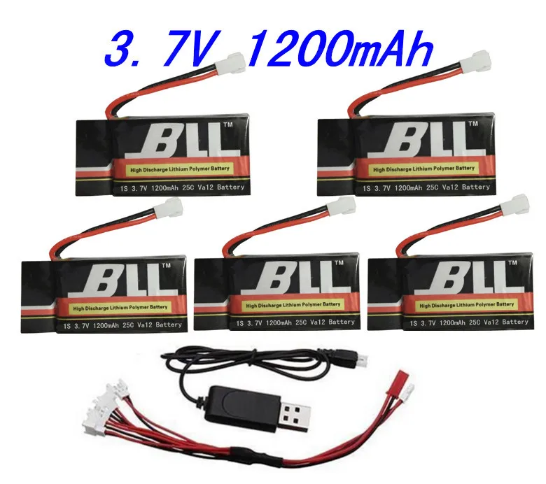 Syma X5S X5SC X5SW H18 H5P 1 To 5 3.7V 1200MAH Upgrade Battery With USB Charger Cable Adapter Spare Parts for
Syma X5S X5SC X5SW H18 H5P 1 To 5 3.7V 1200MAH Upgrade Battery With USB Charger Cable Adapter Spare Parts for