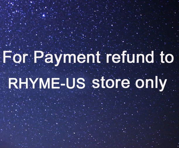 

This link is for payment or Additional shipping cost or extra bill refund to RHYME-US store only