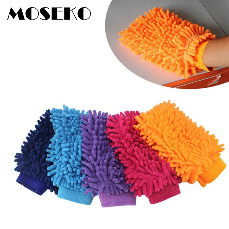 

Салфетка для мытья окон автомобиля MOSEKO, супер варежка микрофибра, полотенце в виде перчатки, 1 шт.