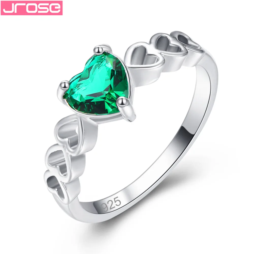 JROSE Wholesale Exquisite Heart Cut Fashion Green Cubic Zirconia Silver Ring Size 6 7 8 9 Wedding Jewelry Romantic Ring
JROSE Wholesale Exquisite Heart Cut Fashion Green Cubic Zirconia Silver Ring Size 6 7 8 9 Wedding Jewelry Romantic Ring
