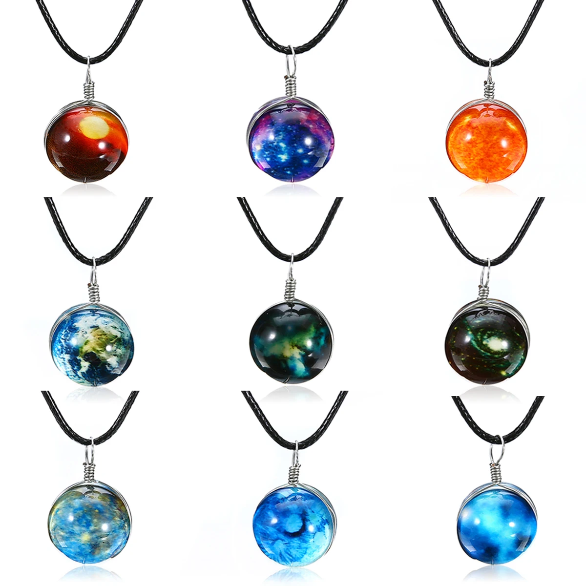Shellhard Fashion Unisex Dreamy Glass Ball Star Universe Galaxy Pattern Pendant Necklace Colorful Charms Chain Luminous Jewelry
Shellhard Fashion Unisex Dreamy Glass Ball Star Universe Galaxy Pattern Pendant Necklace Colorful Charms Chain Luminous Jewelry