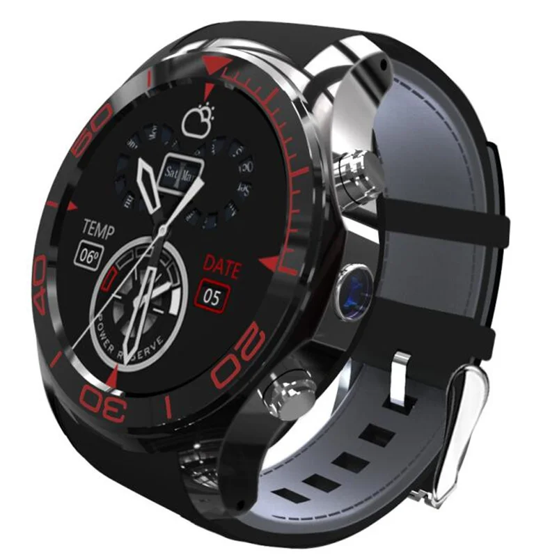 S11 3G Смарт часы 1 3 дюйма Круглый MTK6572 Android 5 ROM 4 Гб + RAM 512 Мб с камерой 2.0mp Wifi GPS Smartwatch