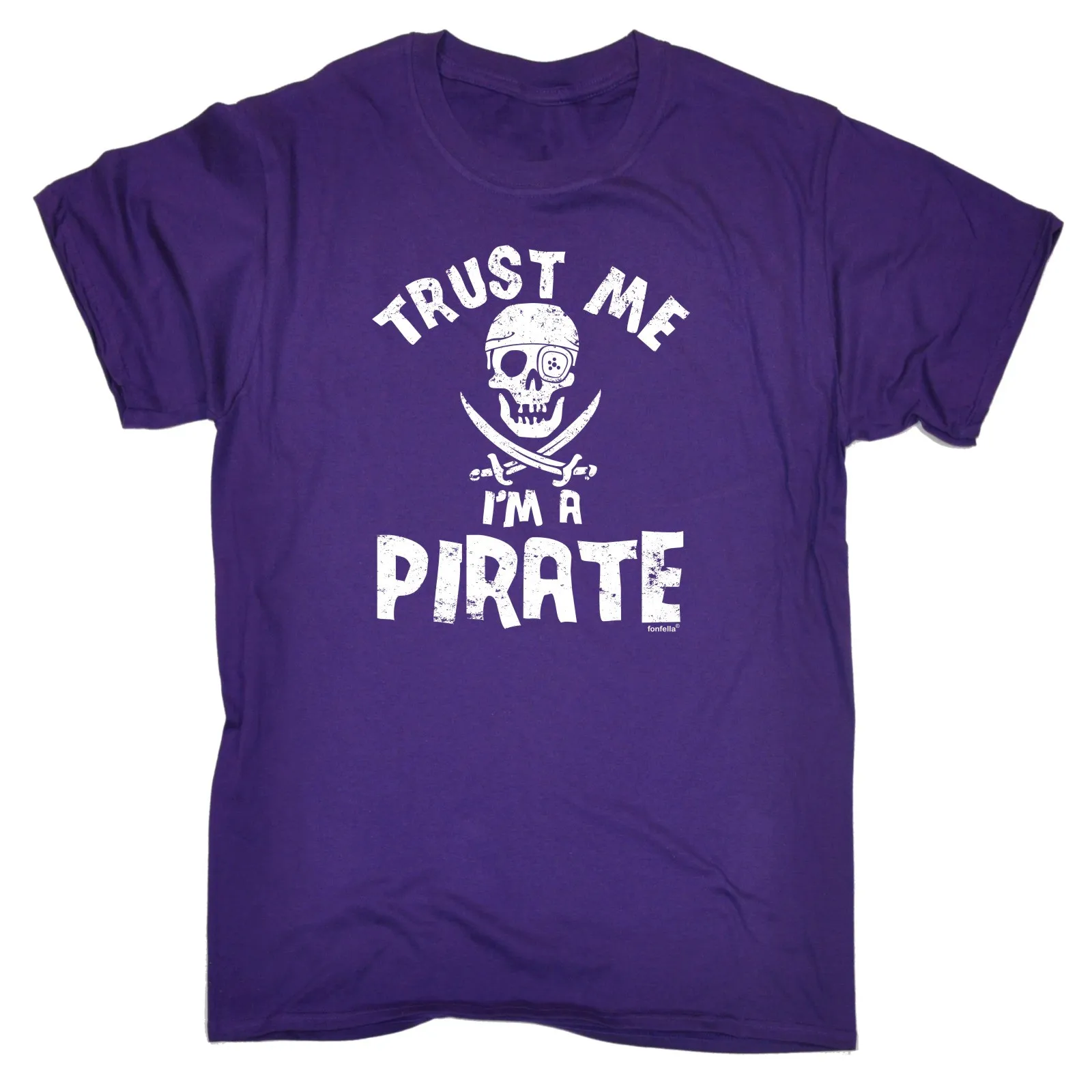 Футболка TRUST ME IM A PIRATE забавная футболка в подарок на день рождения для мужчин