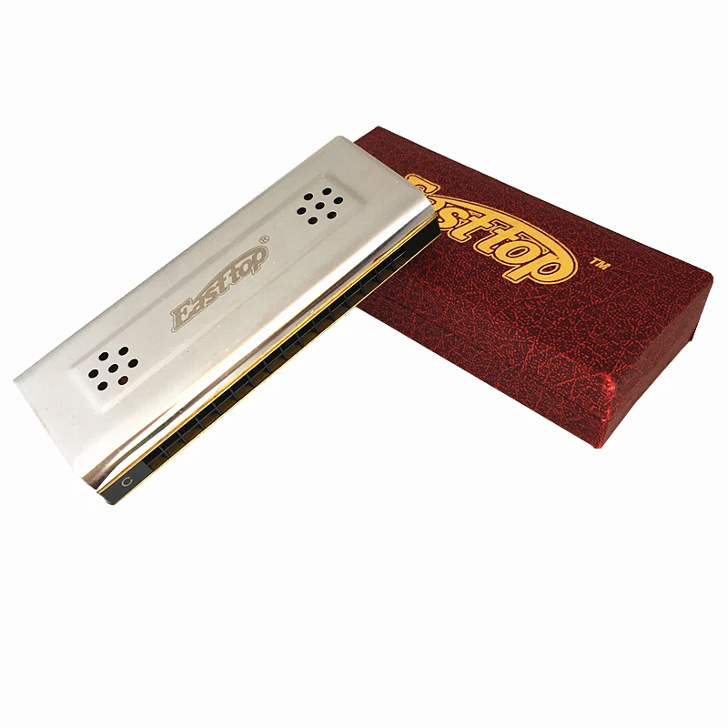 T16 2 Easttop 16 Hole Harmonica с обеих сторон C & G Key гармоника тремоло арфа Музыкальные