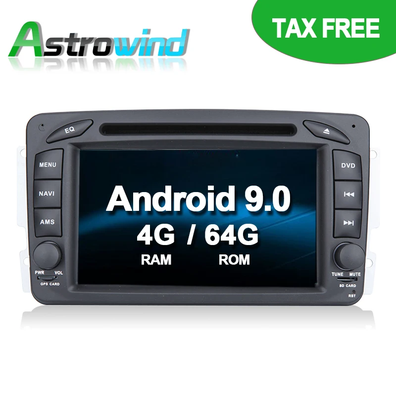 Автомагнитола W463 4 Гб ОЗУ 64 ПЗУ без налога Android 9 0 GPS навигация для Mercedes W203 G Class