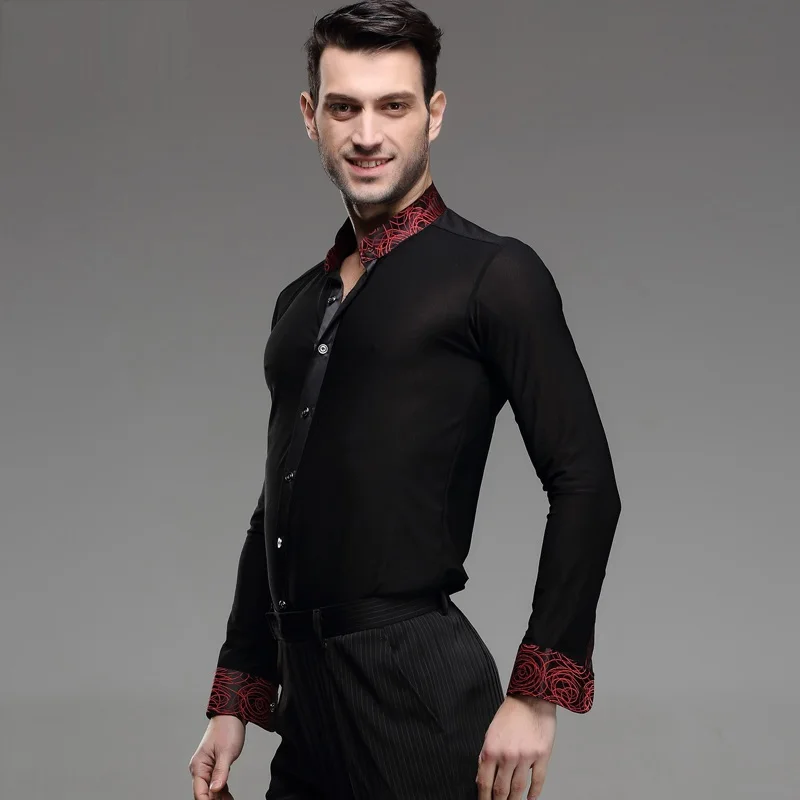 Men's Latin Dance Coat Adult Male Square Short Sleeved Shirt Fashion Rumba Samba Dancing Clothes Morden Canding Clothes B-4229
Men's Latin Dance Coat Adult Male Square Short Sleeved Shirt Fashion Rumba Samba Dancing Clothes Morden Canding Clothes B-4229