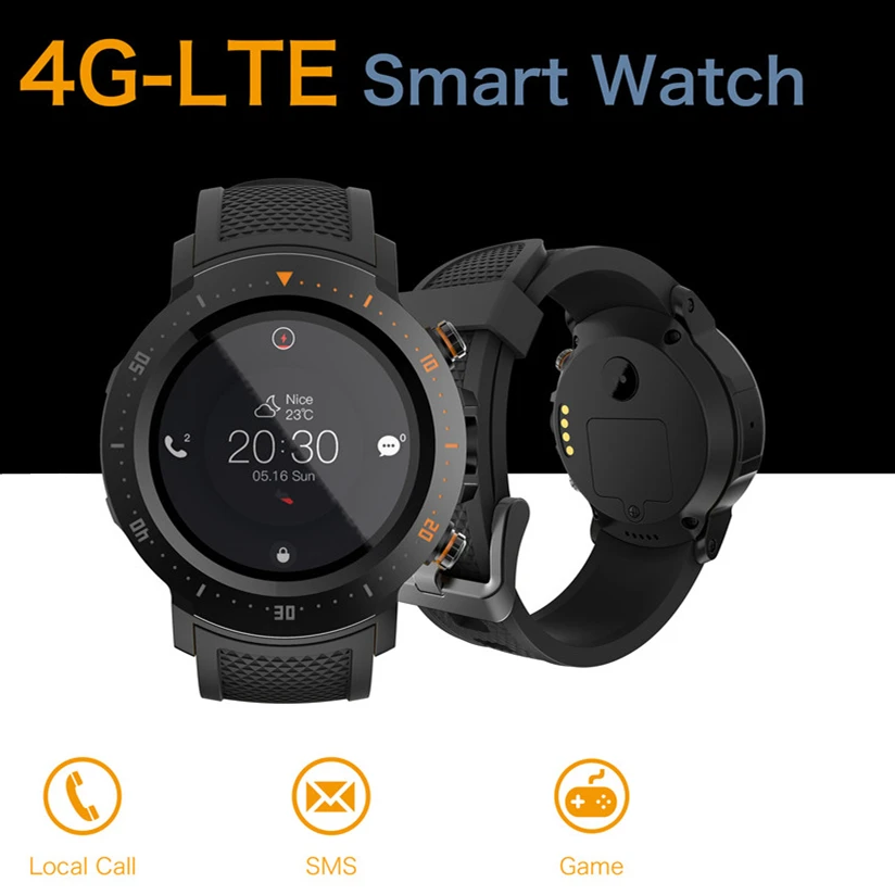 2019 водонепроницаемый смарт часы A4 PK LEM7 lEM8 Android 7 1 LTE 4G Bluetooth Smartwatch сердечного ритма