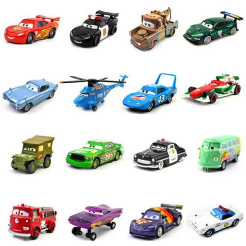 Машинки Disney Pixar Cars 2 & 3 Jackson Storm Ramirez Mater Huston Lightning McQueen 1:55 литой под давлением