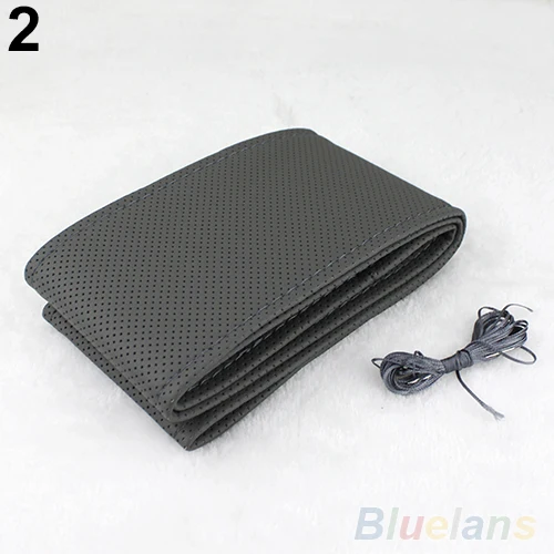 New Leather DIY Car Steering Wheel Cover With Needles and Thread 3 Color Choose 8OUW
New Leather DIY Car Steering Wheel Cover With Needles and Thread 3 Color Choose 8OUW