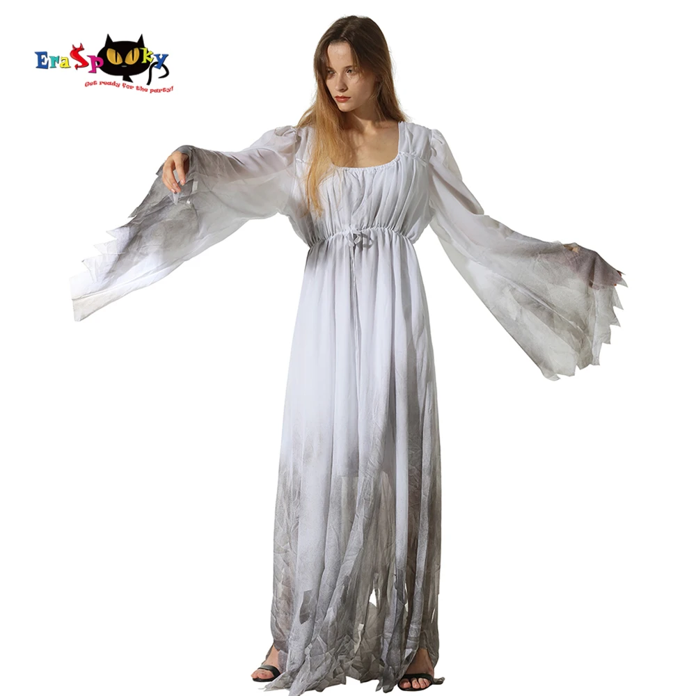 Eraspooky Plus Size Scary Gossamer Ghost Dress Halloween Costume for Women Adult Gothic Victorian White Party Fancy Dress
Eraspooky Plus Size Scary Gossamer Ghost Dress Halloween Costume for Women Adult Gothic Victorian White Party Fancy Dress