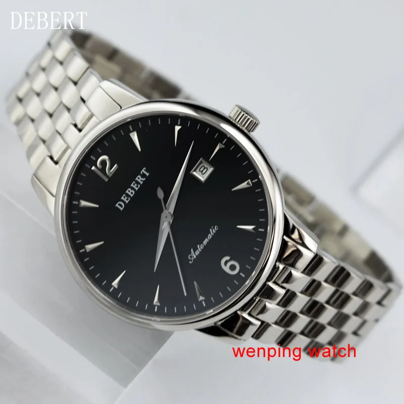 Мужские часы DEBERT E2442, 40 мм, стальная полоса, черный циферблат, автоматическое движение, мужские часы
Мужские часы DEBERT E2442, 40 мм, стальная полоса, черный циферблат, автоматическое движение, мужские часы