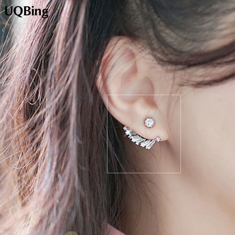 New Style Fashion 925 Silver With Zirconia Crystal Stud Earrings Jewelry Pendientes Brincos Fashion Jewelry
New Style Fashion 925 Silver With Zirconia Crystal Stud Earrings Jewelry Pendientes Brincos Fashion Jewelry