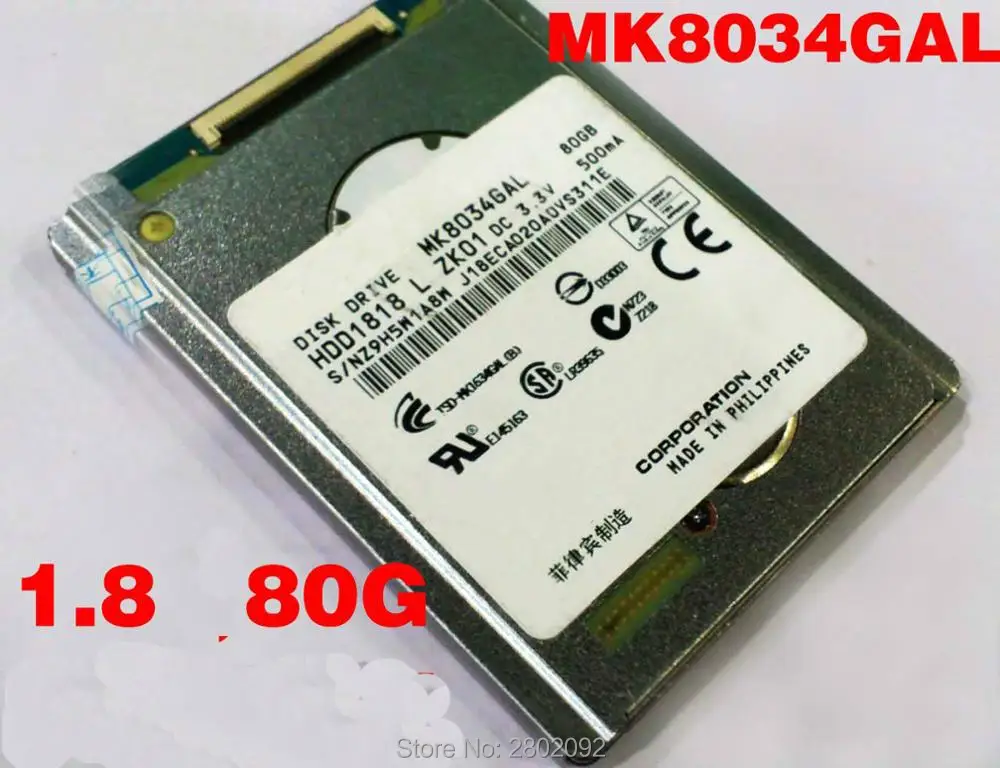 Новинка mk8034gal 1,8 "ce 80GB HDD для sony dv camera xr150e sr68e sr85e xr100e MACBOOK AIR REV A1237 IPOD VIDEO CLASSIC
Новинка mk8034gal 1,8 "ce 80GB HDD для sony dv camera xr150e sr68e sr85e xr100e MACBOOK AIR REV A1237 IPOD VIDEO CLASSIC