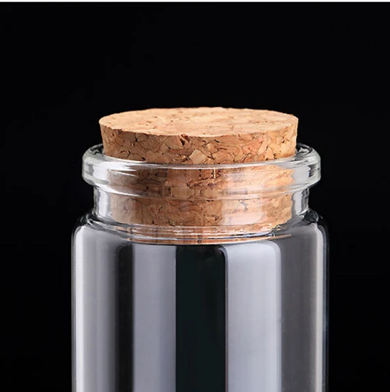 

1000 pcs 1ML Mini Charm Glass Bottle with Cork used as DIY Wishing Glass Vial