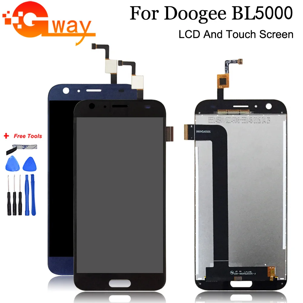 5.5" For Doogee BL5000 LCD Display+Touch Screen 100% Tested Screen Digitizer Assembly Replacement+Free Tools
5.5" For Doogee BL5000 LCD Display+Touch Screen 100% Tested Screen Digitizer Assembly Replacement+Free Tools
