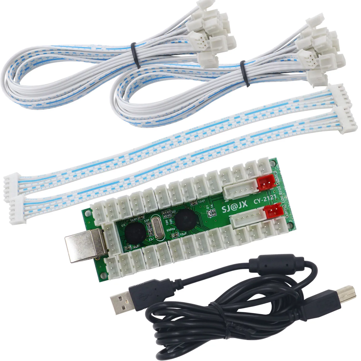 SJ @ JX аркадная 2 Игровая USB-плата кодировщика, светодиодный аркадный комплект с нулевой задержкой для ПК Raspberry Pi Retro MAME
SJ @ JX аркадная 2 Игровая USB-плата кодировщика, светодиодный аркадный комплект с нулевой задержкой для ПК Raspberry Pi Retro MAME