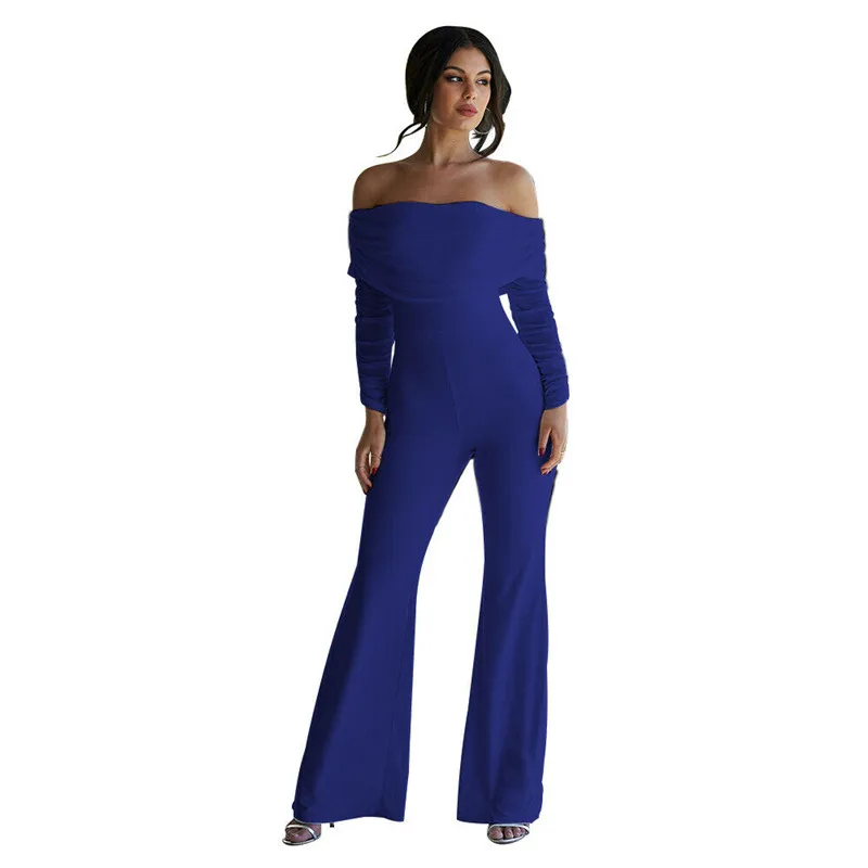 Off Shoulder Rompers Jumpsuit Clothes set Fashion Women Sheer mesh Long Sleeve Party Beach Playsuits pants Summer Autumn Outfits
Off Shoulder Rompers Jumpsuit Clothes set Fashion Women Sheer mesh Long Sleeve Party Beach Playsuits pants Summer Autumn Outfits