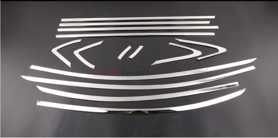 Stainless Steel Top+Bottom Window Frame Sill Trims 16pcs Cover For Honda City 2014 2015 2016
Stainless Steel Top+Bottom Window Frame Sill Trims 16pcs Cover For Honda City 2014 2015 2016