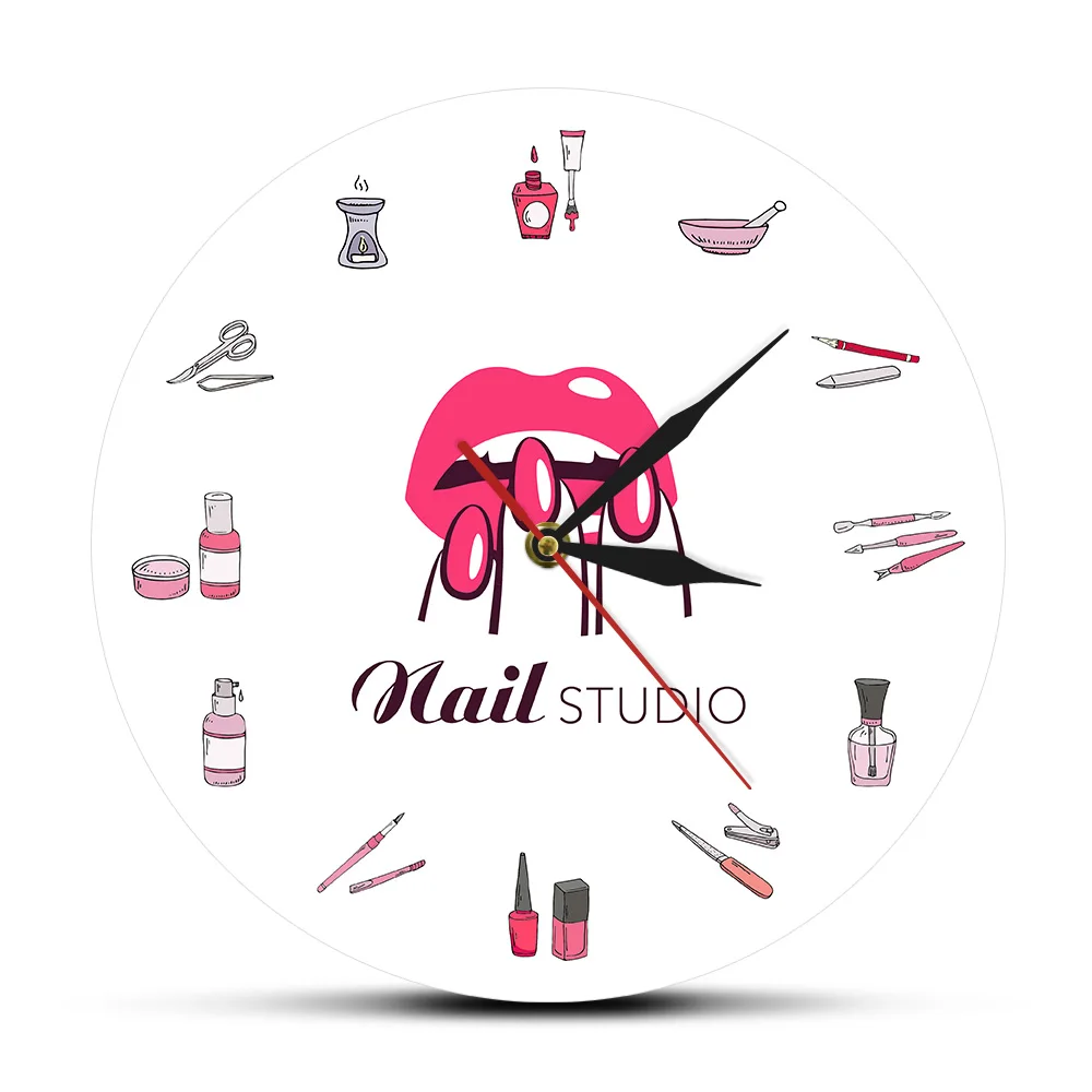 Nail Polish Bottles and Accessories Decorative Wall Clock Beauty Salon Nail Studio Tools Cosmetology Clock Wall Watch Timepieces
Nail Polish Bottles and Accessories Decorative Wall Clock Beauty Salon Nail Studio Tools Cosmetology Clock Wall Watch Timepieces