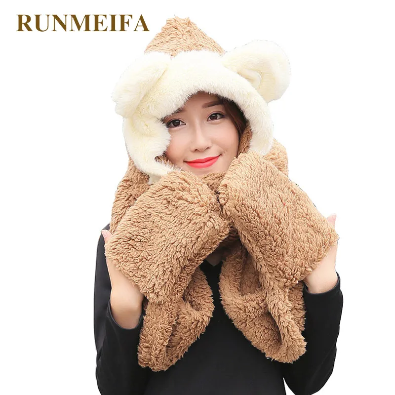 RUNMEIFA Christmas Reindeer Horn Bear Shape Scarf,Hat & Glove Sets For Boy Girls Women Keep Warm Party Hat Scarf Glove Sets
RUNMEIFA Christmas Reindeer Horn Bear Shape Scarf,Hat & Glove Sets For Boy Girls Women Keep Warm Party Hat Scarf Glove Sets