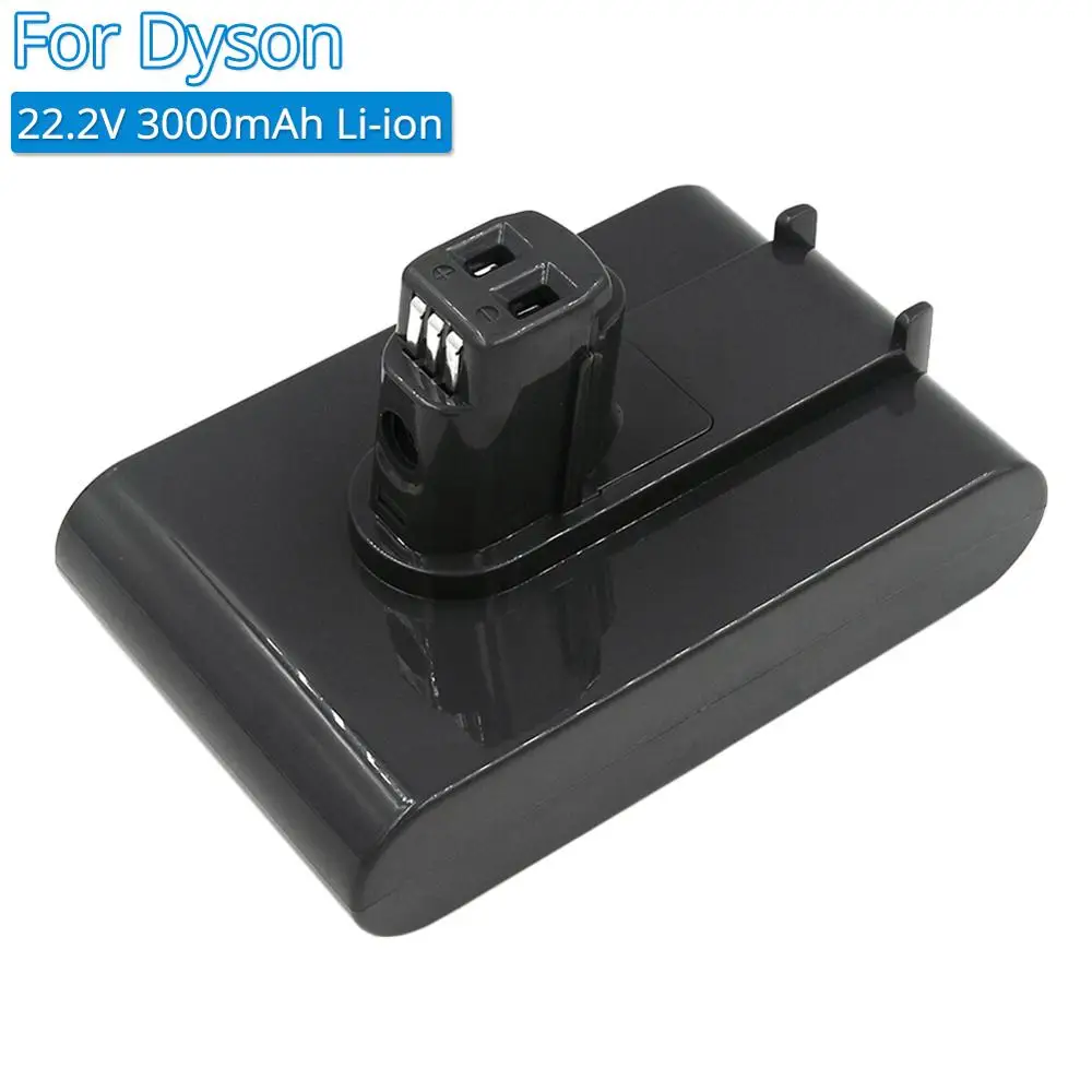 Vacuum Cleaners Replacement Batteries 22.2V 3000mAh Li-ion for Dyson Rechargeable Battery Type A DC31 DC34 DC35 Animal DC45 DC44
Vacuum Cleaners Replacement Batteries 22.2V 3000mAh Li-ion for Dyson Rechargeable Battery Type A DC31 DC34 DC35 Animal DC45 DC44