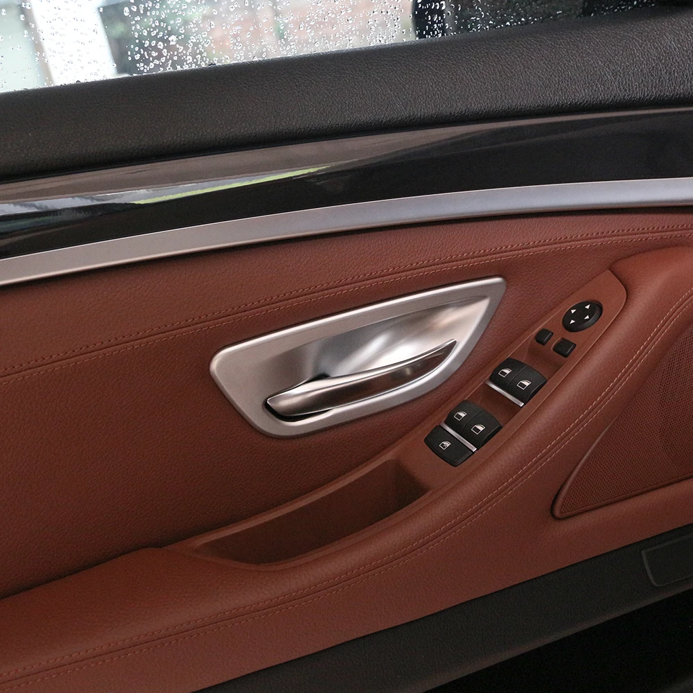 4 Pcs Matt ABS Interior Door Bowl Cover Trim For BMW 5 Series F10 520 525 2011-2017 Car Accessory
4 Pcs Matt ABS Interior Door Bowl Cover Trim For BMW 5 Series F10 520 525 2011-2017 Car Accessory